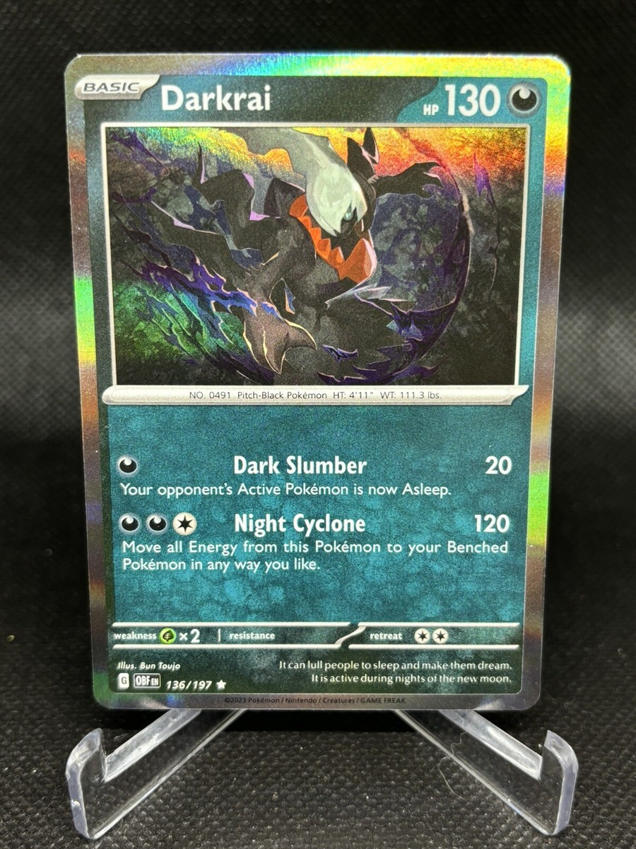 darkrai pokemon card value 136 197 Darkrai 136