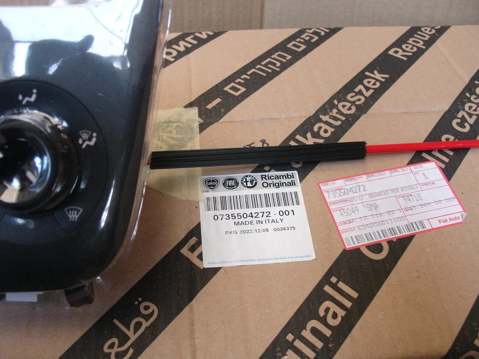 Unidade de controle de ar aquecedor 735504272 para Fiat Punto 2009-2017 - Imagem 2 de 2