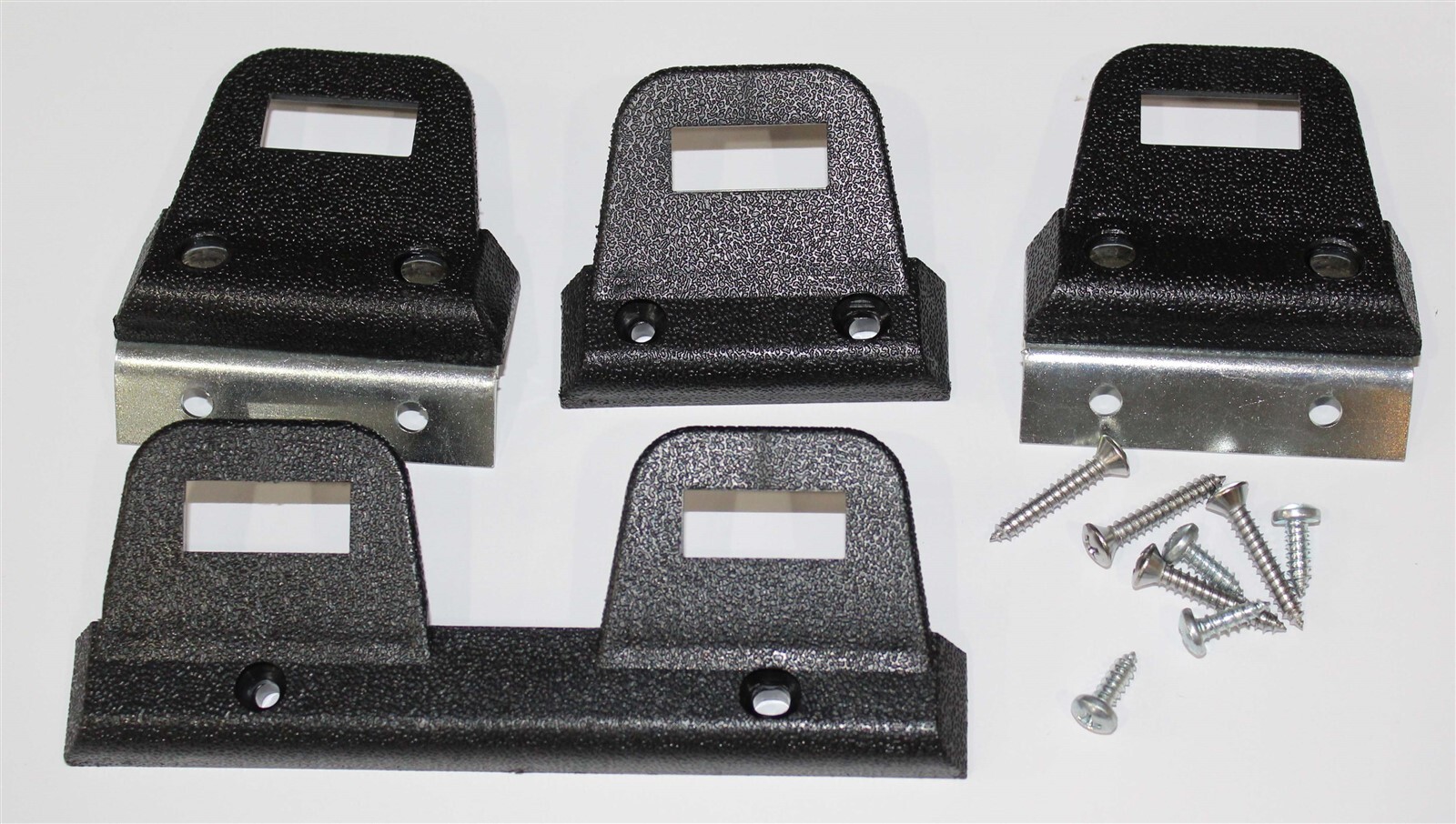 NEW Mopar 1968-69 Black Bench/Bucket Seat Belt Clips