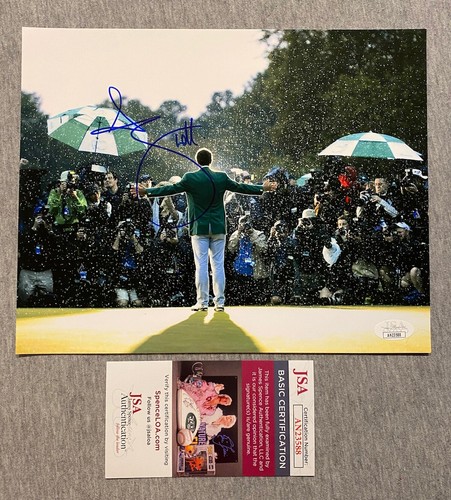 ADAM SCOTT AUTOGRAPH 8x10 PHOTO 2013 MASTERS CHAMPION GREEN JACKET- JSA AN23588 - Picture 1 of 1