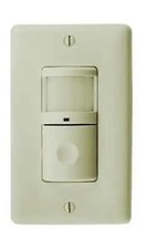 Hubbell Sensor Wall Switch Occupancy Sensor,Pir,1200 Sq Ft, 120V 600 Watt, New