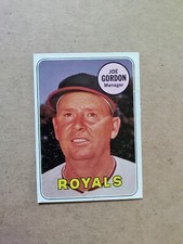 1969 Topps / #484 Joe Gordon / Royals read description