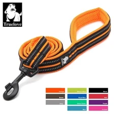 Truelove Soft Pet Leash Reflective Nylon Mesh Padded Walking Training NEW