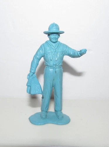 Vintage Marx Boy's Camp Playset 54mm Boy Scout Master w/Map