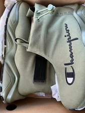 MEN'S CHAMPION RALLY DRIZZLE OLIVE GREEN Camo Waterproof SHOES Boots SIZE 5 NIB