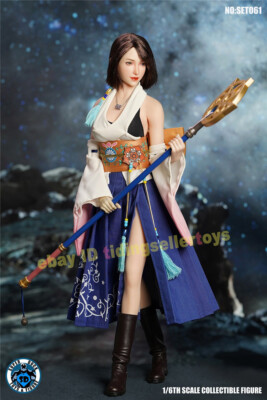 SUPER DUCK Yuna FF7 Clothes Set Space girl Seamless For 1/6