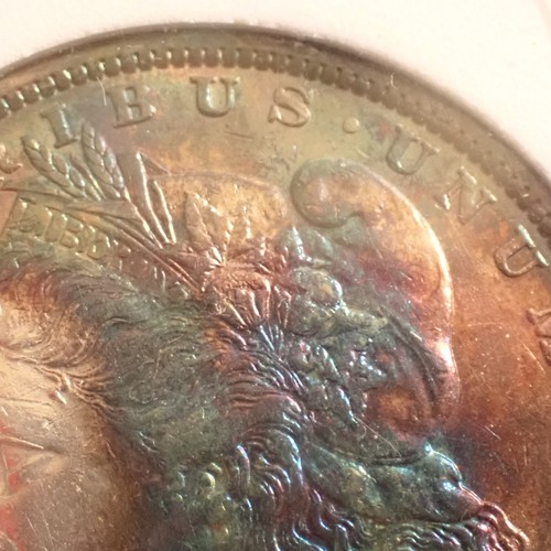 1896 Morgan Dollar USA - High Grade "MS60 Toned" - Picture 6 of 11
