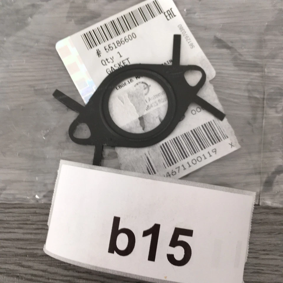 For VAUXHALL ZAFIRA ASTRA 1.9 EGR EXHAUST RECIRCULATION GASKET 55186600 - Image 2 of 4