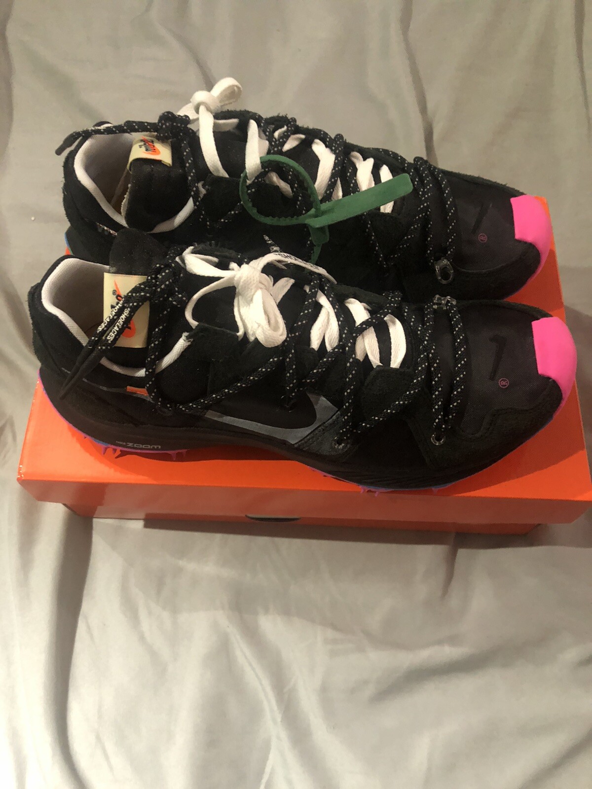 OFF WHITE X NIKE Nike Zoom Terra Kiger 5x Off bianco rosa CD8179 001 taglia 13 5 donna 12 uomo