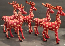 FRONTGATE 5 RAINDEERS 8" MADE OF FABRIC