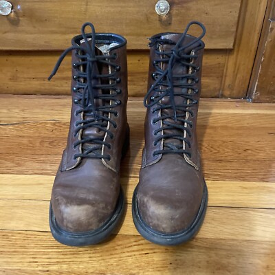 Red Wing 953 Brown 8” Work Boots SuperSole Mens Size 9D | eBay