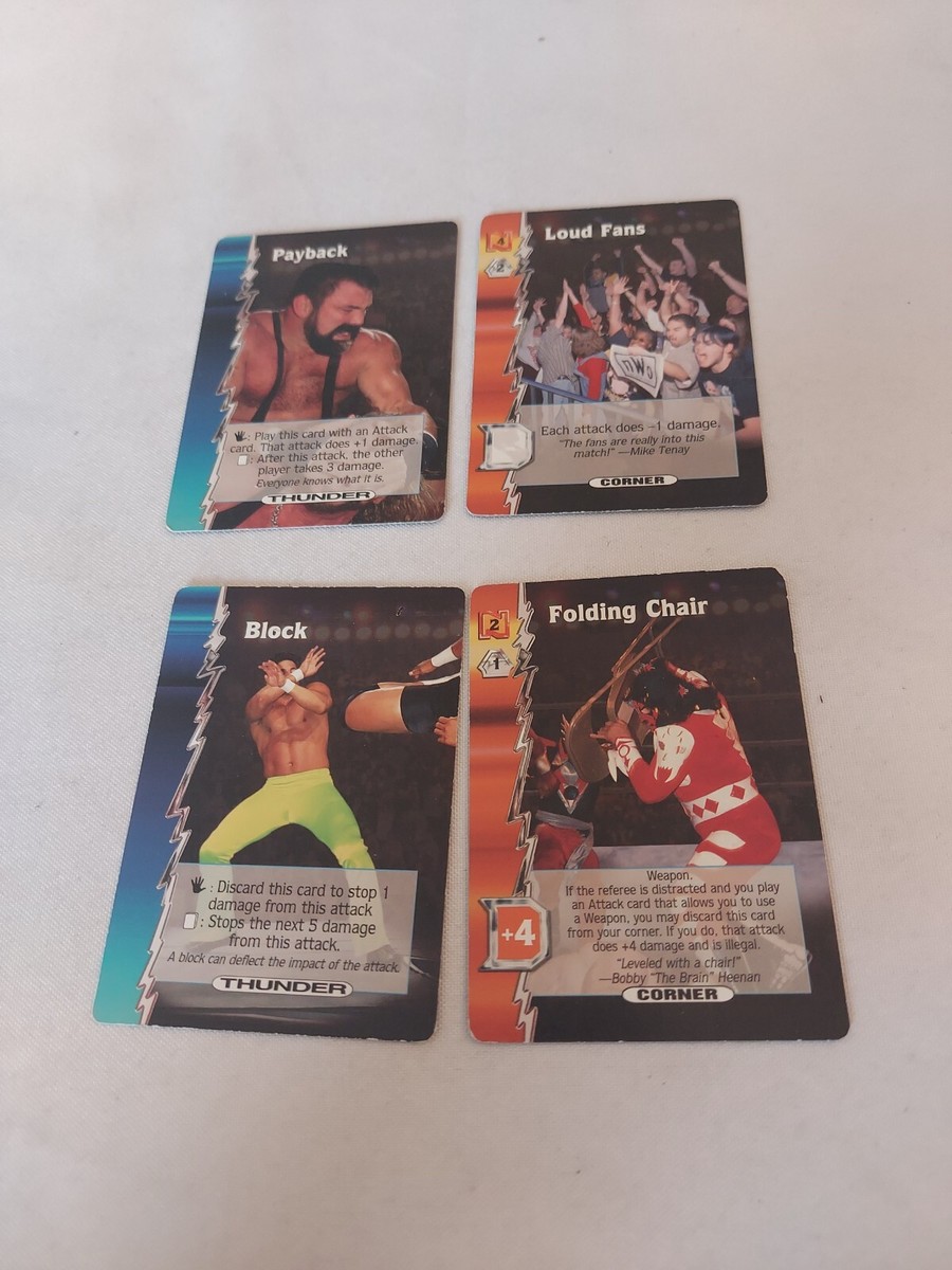 Vintage 2000, WCW Collector's Trading Cards Lot Of 4 By Nitro