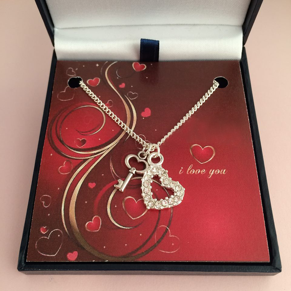Romantic Jewellery, I Love You Necklaces for Girlfriend, Wife, Fiancee