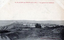 Antique Postcard - N.D. de Sion par Praye - Vue generale de Vaudemont, France