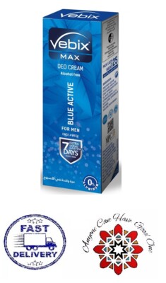 Vebix Max Deocreme für Männer ohne Geruch Schweiß 25ml