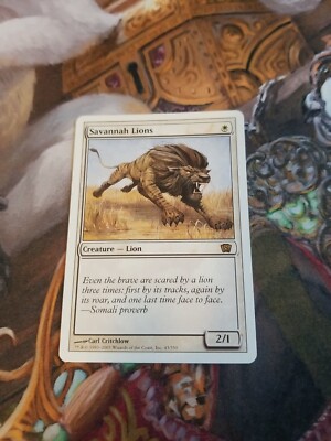 Savannah Lions MTG 8th Ed - Played - | eBay