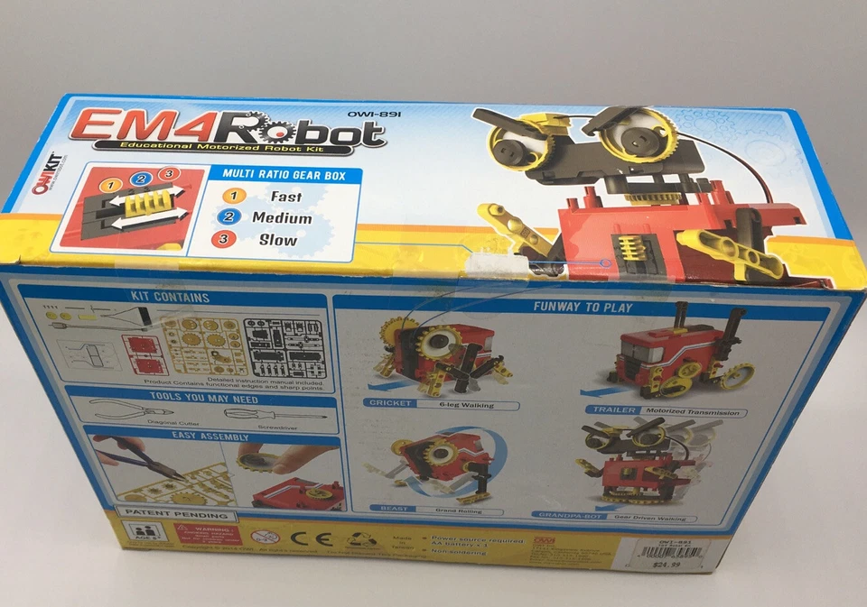 OWI EM4 Educational DIY Motorized Robotics Kit For Beginner Students Robotikits - Image 3 of 4