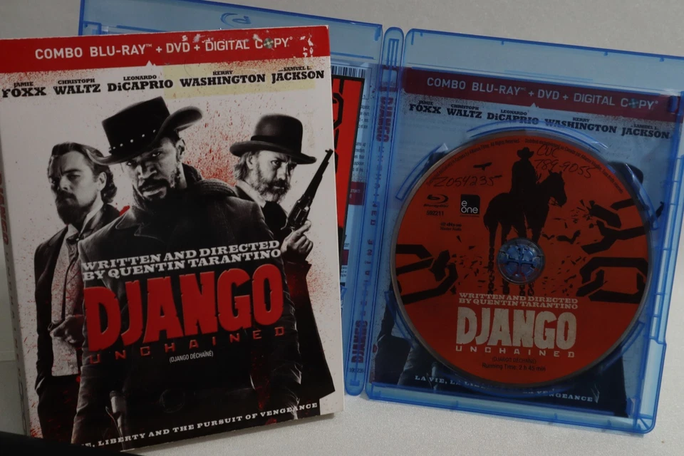 Django Unchained (Blu-ray/DVD, 2013, 2-Disc Set, Canadian) Leonardo Dicaprio￼ - Image 3 of 3