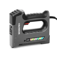 6 in 1 Staple Gun Electric Stapler Tackers 110V Corded Brad Nailer With Staplers