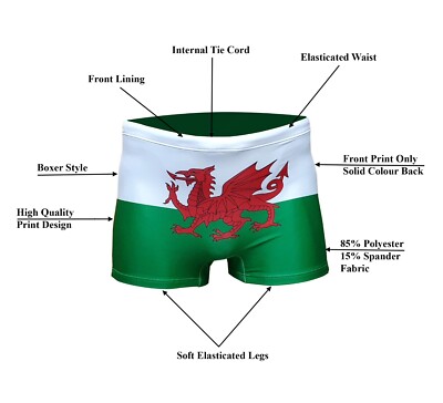 DJNGN Bandera Galesa, Nueva Ropa Interior Para Hombre