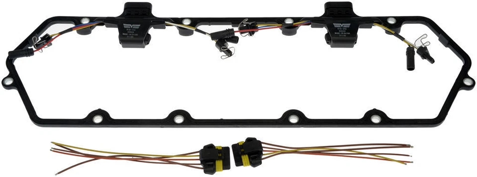Junta de cubierta de válvula de motor compatible con International 1652SC 4700LPX 1552SC,340 1995-2000 Foto 3 de 4