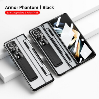Hülle für Samsung Galaxy Z Fold6 Fold5 4 3 Magnet Falten Glas Holder Schutz Case
