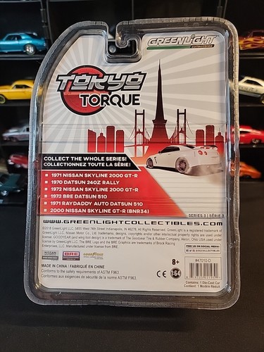 Greenlight Tokyo Torque 1972 Bre Datsun 510, 1970 Datsun 510 4-DR Sedan (ALOT 2) - Picture 11 of 21