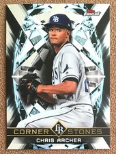Chris Archer 2018 Topps Finest Cornerstones #FCCA Tampa Bay Rays Insert Baseball