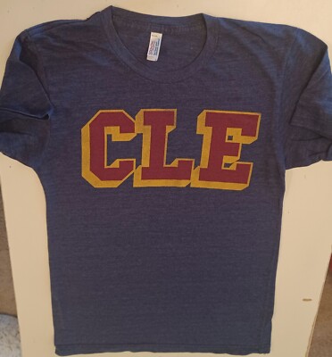 CLE Clothing Co Small Tee Shirt - CLE ( Cavs Colors)