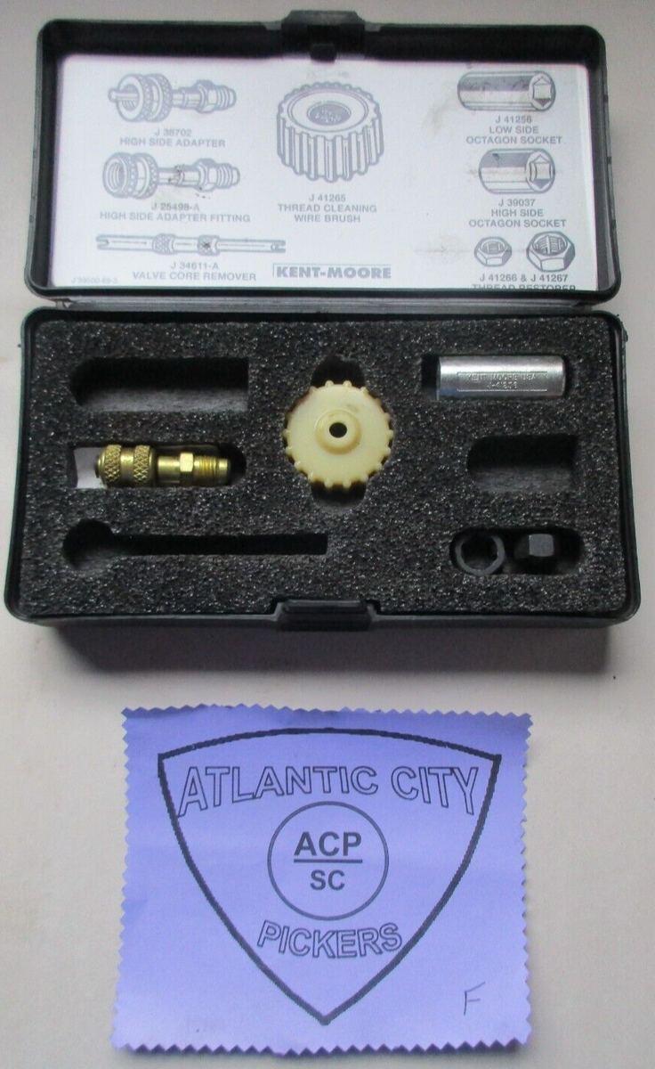 KENT MOORE TOOL J-39500-275 A/C RETROFIT SERVICE SET (INCOMPLETE