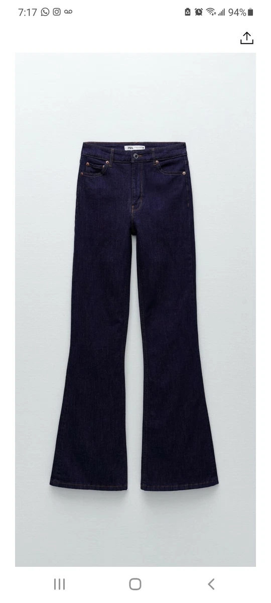 Zara THE SKINNY FLARE JEANS Blue SZ 2-34 7223/245