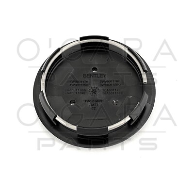 Bentley CONTINENTAL GT Flying Spur Mulsanne Black Center Cap 1 Pcs