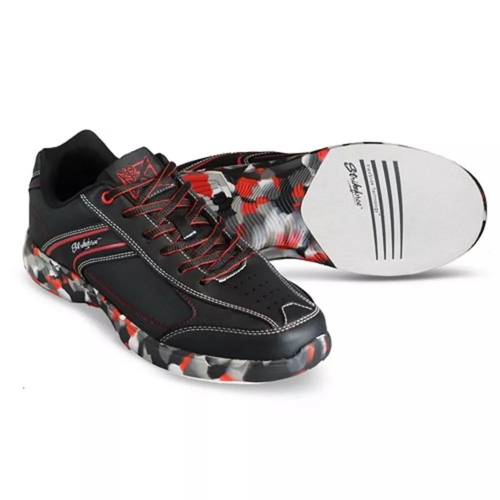 Red and deals black bowling shoes