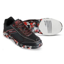Mens KR Strikeforce Flyer Lite Bowling Shoes Black/Red Camo Sizes 6 1/2 - 15