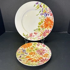 Target Watercolor Floral Porcelain Dinner Plate Salad Plate Set Replacement