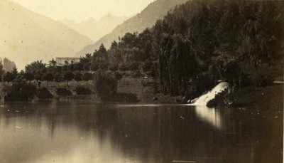 Pyrenäen Lac des Quinconces & Port de Venasque Luchon Old CDV Photo Soule 1870