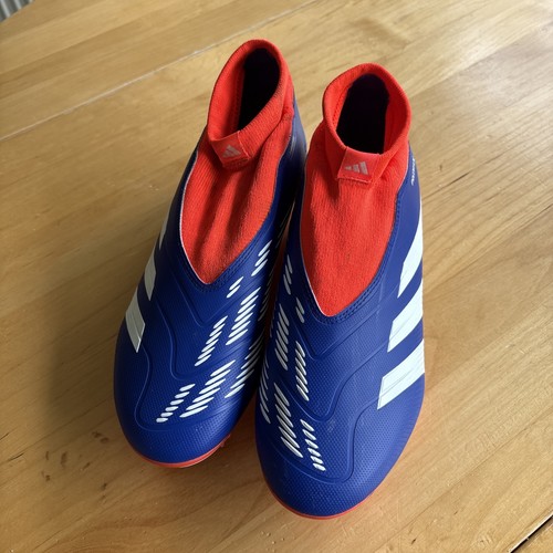 adidas Predator Football Boots Size Adult 6, Blue & Orange