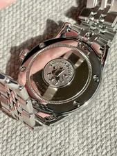 Grand Seiko SBGW005 - B&P, Cream Dial, Blued Second Hand, Beads of Rice Bracelet 15