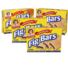Little Debbie Fig Bars, 4 Boxes, 32 Wrapped C...