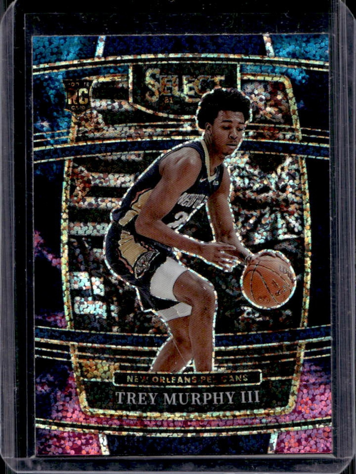2021-22 Panini Select Trey Murphy III Cosmic Prizm SSP RC Concourse #46 Pelicans