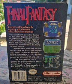 NES Nintendo Final Fantasy PROMOTIONAL COPY Cib Complete In Box Book Manual 