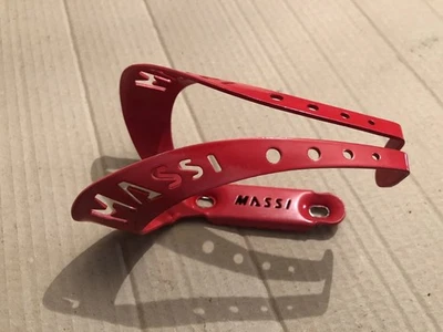 Massi water bottle holder Porte Bidon Aluminium / TA REG COBRA rouge Red - Photo 1/4