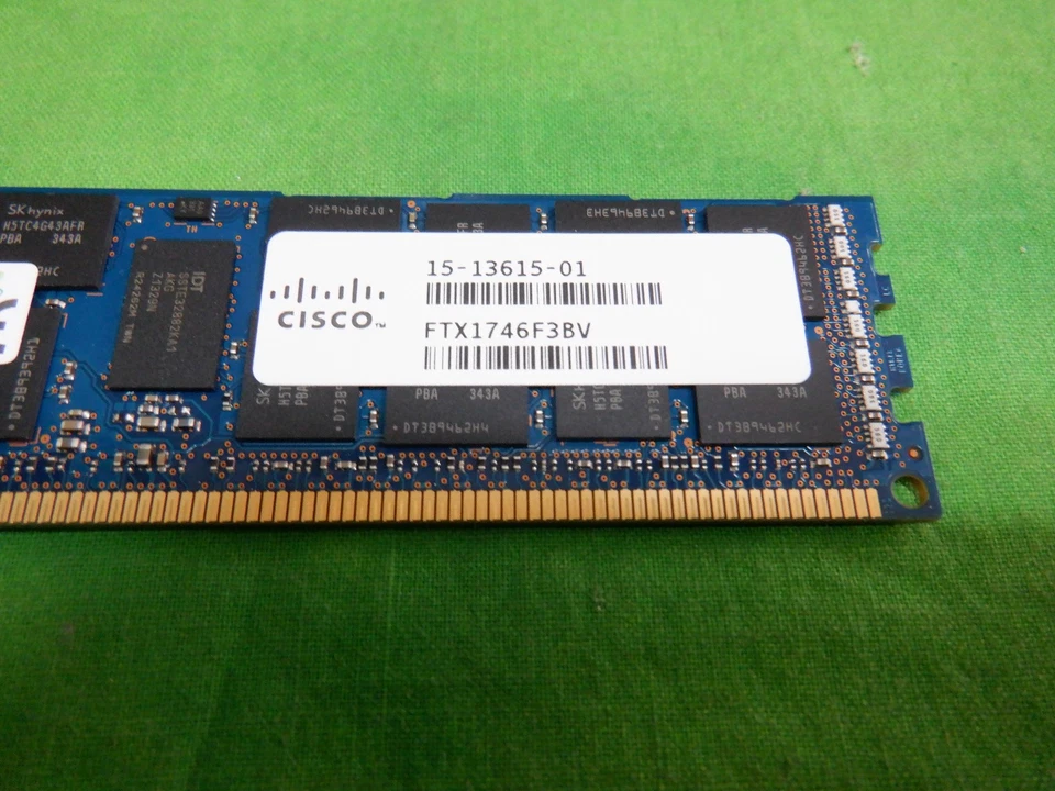 SK hynix CISCO 16GB 2Rx4 PC3L-12800R ECC REGServer Memoria 15-13615-01 LOTE DE 2 Foto 4 de 4