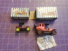 Ziss-Modell Die-Cast Model Lot Of 2 1909 Opel Doktor 1921 Benz Landaulet IN Box