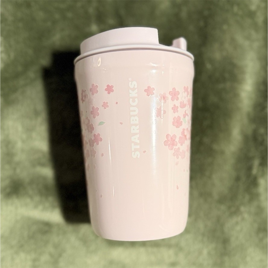 Starbucks Coffee New 2026 Cherry Blossom 12 Ounce Pink Tumbler W