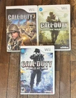 Call Of Duty Game Lot - COD 3, MW, W@W - Nintendo Wii - Bundle Tested