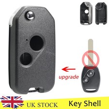 Upgrade Remote Car Key Fob Case Shell 2 Button For Honda Civic Accord Jazz CRV
