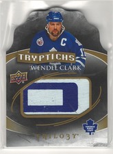 2015-16 Trilogy Hockey Wendel Clark Tryptichs Stick /50 #T-GOON3