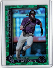 2025 Topps Series 1: Charlie Blackmon, Spring Training (Green) #/99 No. 311