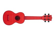 KALA KA-WMT-RD-S - SEA GLASS - SEPARITIME RED TRANSPARENT SOPRANO UKULELE - C/BO